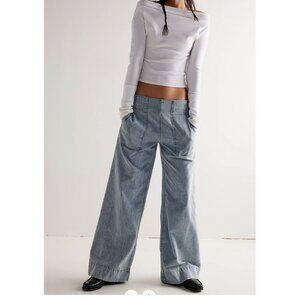 FREE PEOPLE Denim Pull-On Jeans